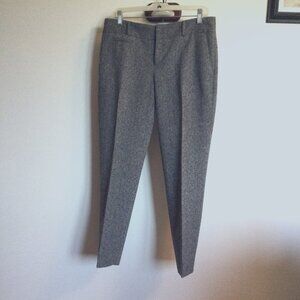 Banana Republic Ryan Fit Slim Ankle Women’s Black/Gray Polka Dot Dress Pant, Sz6